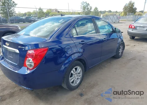 2013 Chevrolet Sonic Lt Auto from USA, damaged, VIN 1G1JC5SH7D4150237